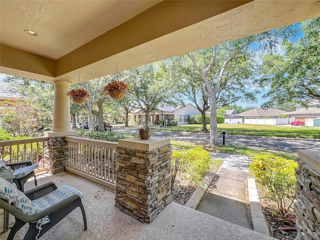 12724 Bideford Ave, Windermere, FL 34786 - porch with a residential view
