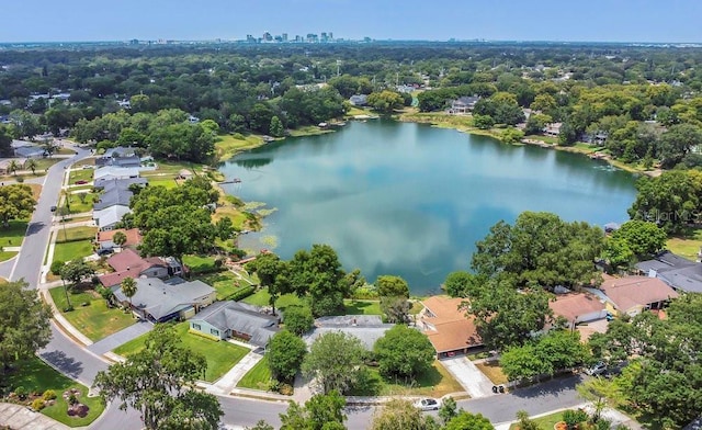 3605 Pershing Ave, Orlando, FL 32812 - aerial perspective of suburban area with a nearby body of water