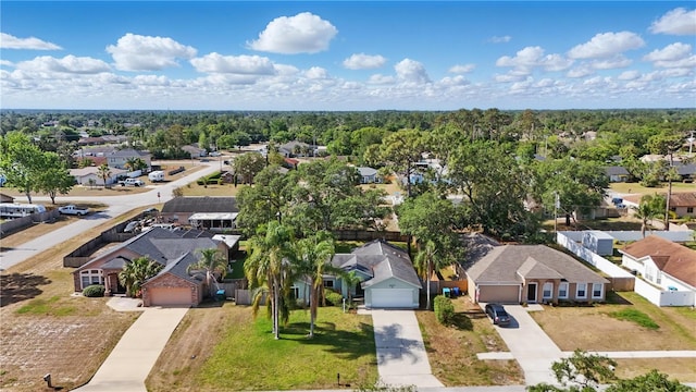 bird's eye view featuring a residential view