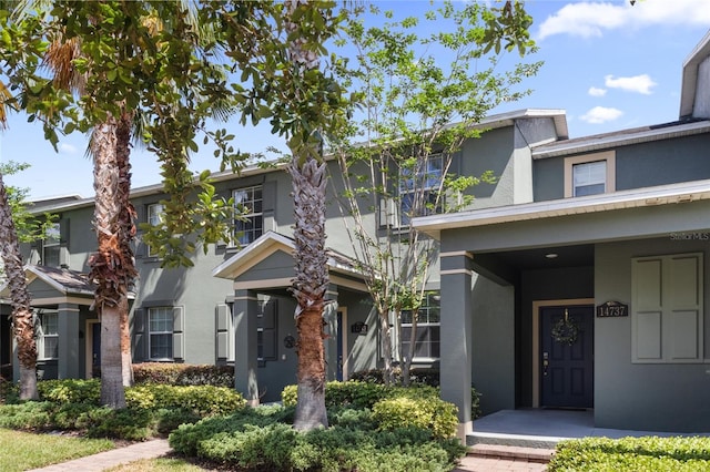 multi unit property featuring stucco siding