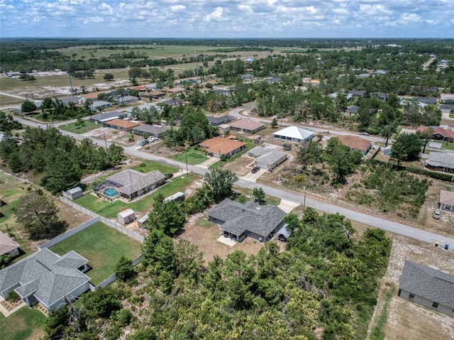 birds eye view of property featuring a residential view