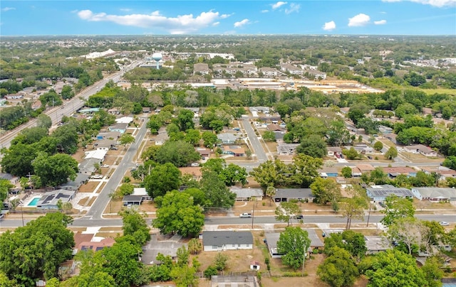 bird's eye view featuring a residential view
