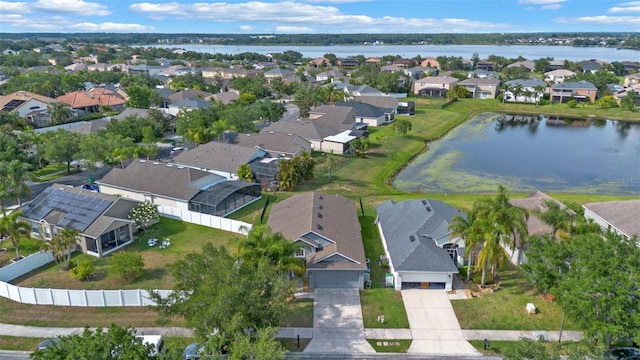 2407 Oakington St, Winter Garden, FL 34787 - aerial overview of property's location featuring nearby suburban area and a large body of water