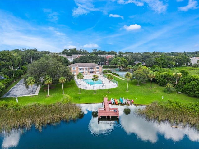 4332 Lake Underhill Rd Unit 12D10, Orlando, FL 32803 - bird's eye view with a water view