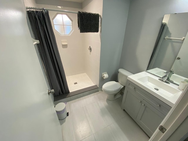 3147 Britannia Blvd Unit A, Kissimmee, FL 34747 - full bath with toilet, tile patterned floors, a shower stall, and vanity