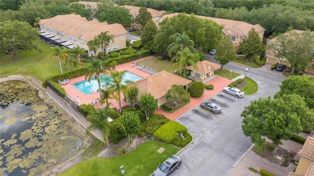3567 Shallot Dr Unit 103, Orlando, FL 32835 - drone / aerial view of a pool