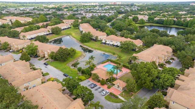 3567 Shallot Dr Unit 103, Orlando, FL 32835 - aerial view of residential area featuring a large body of water