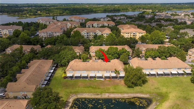 3567 Shallot Dr Unit 103, Orlando, FL 32835 - aerial view of residential area with a large body of water
