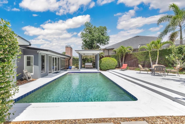 2525 Venetian Way, Winter Park, FL 32789 - view of pool featuring a patio, fence, and a fenced in pool