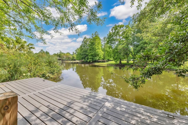 2525 Venetian Way, Winter Park, FL 32789 - dock area featuring a water view