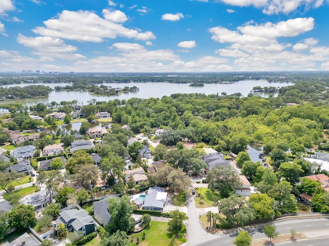 2525 Venetian Way, Winter Park, FL 32789 - drone / aerial view with a water view and a residential view
