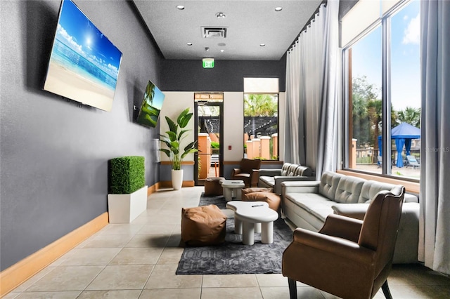 common area with visible vents