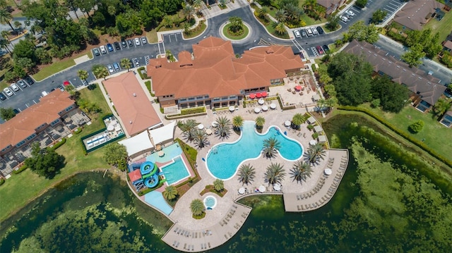 drone / aerial view