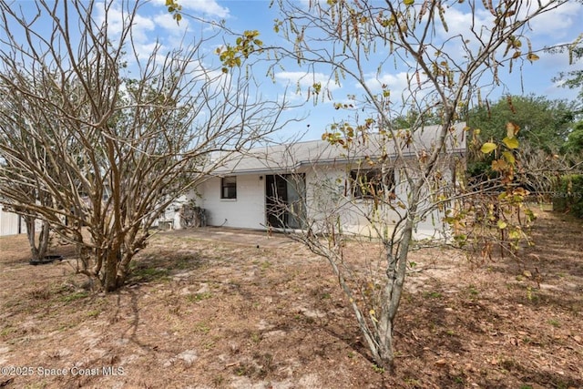 view of rear view of property