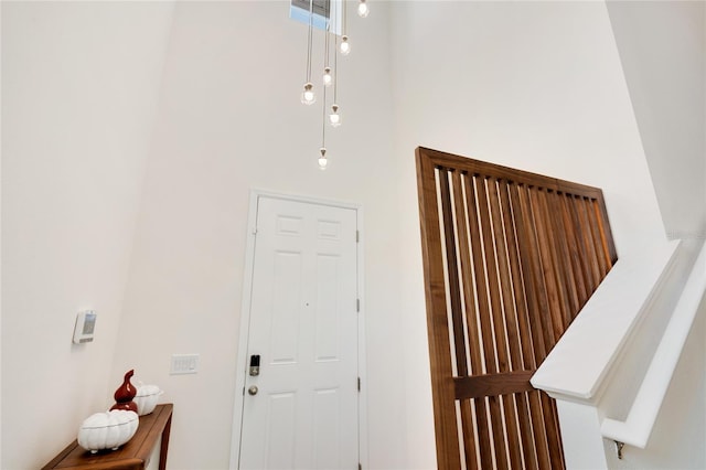 view of entrance foyer