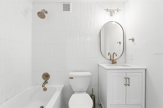 320 Lakeview St Unit 222, Orlando, FL 32804 - bathroom featuring a tub, toilet, vanity, and a shower