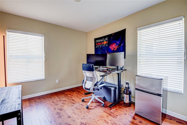 7348 Yoder St, Windermere, FL 34786 - office space featuring baseboards and wood finished floors