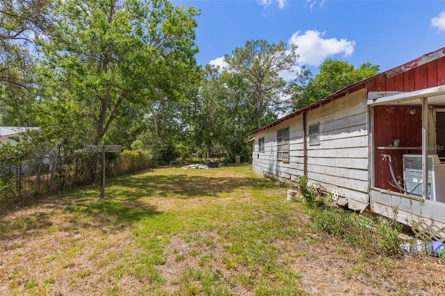 view of yard
