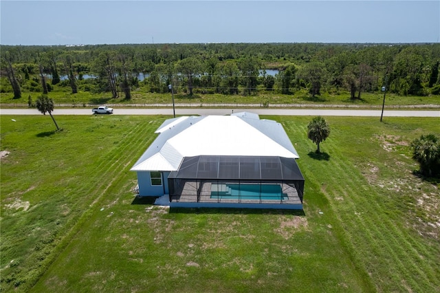 261 Rotonda Blvd S, Rotonda West, FL 33947 - aerial view of property and surrounding area featuring a large body of water