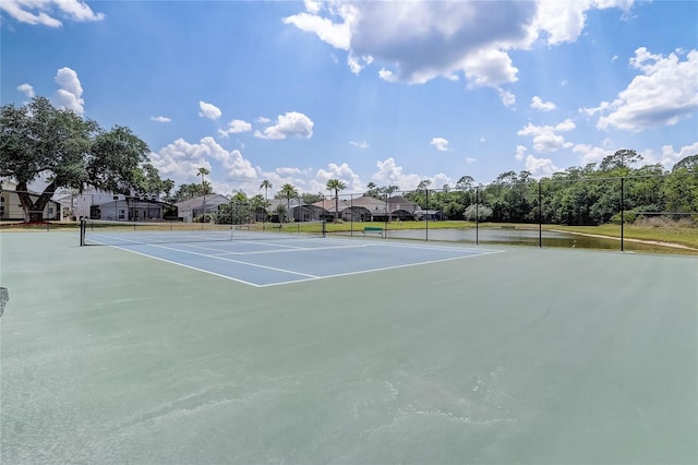 1041 Park Ridge Cir, Kissimmee, FL 34746 - view of tennis court featuring fence