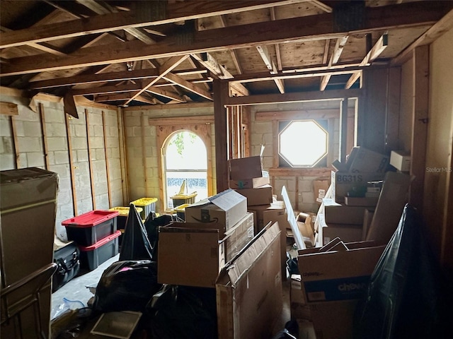 300 Broadview Ave, Altamonte Springs, FL 32701 - miscellaneous room with concrete block wall