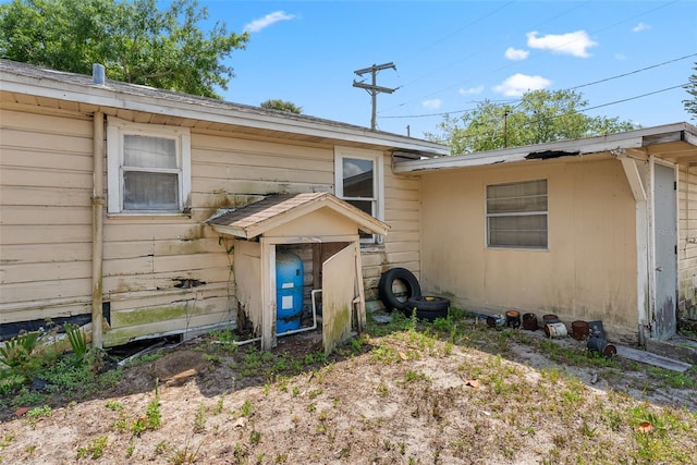 view of back of property