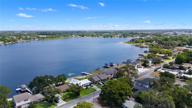 101 E Lauren Ct, Fern Park, FL 32730 - view of property location with a large body of water, nearby suburban area, and a tree filled landscape