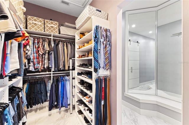 1450 Belfiore Way, Windermere, FL 34786 - walk in closet with marble finish flooring