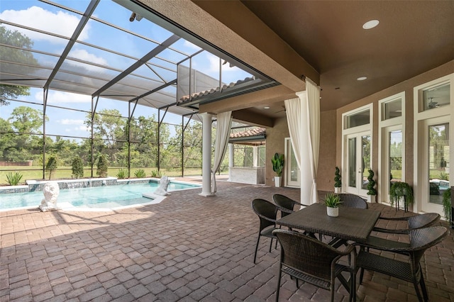 1450 Belfiore Way, Windermere, FL 34786 - swimming pool with a patio area and a lanai