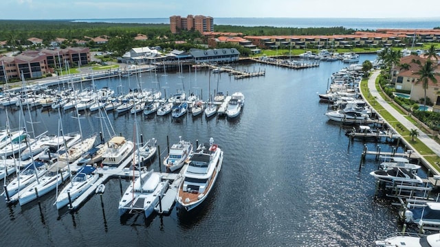 25416 Jubal St, Punta Gorda, FL 33955 - birds eye view of property with a water view