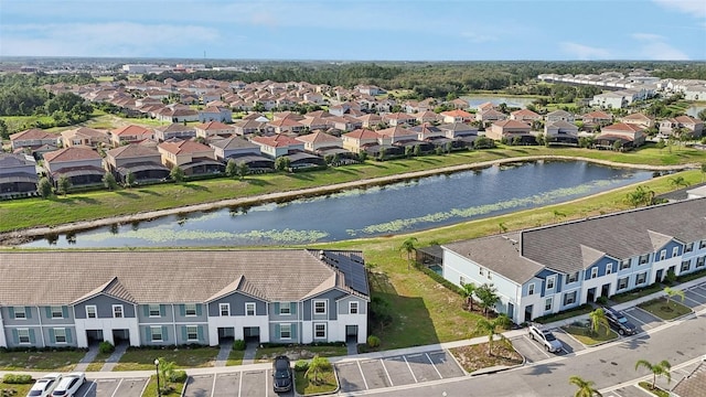 7554 Oak Spring Ln, Davenport, FL 33837 - aerial perspective of suburban area featuring a large body of water