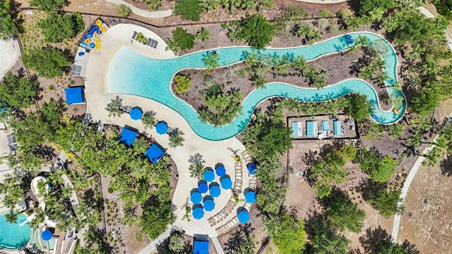 7554 Oak Spring Ln, Davenport, FL 33837 - drone / aerial view of a pool