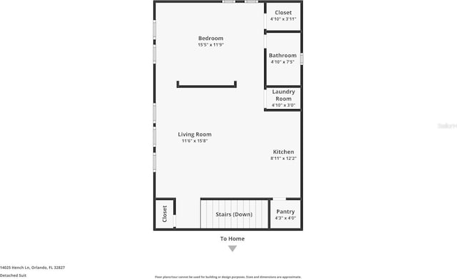 14025 Hench Ln, Orlando, FL 32827 - view of floor plan / room layout