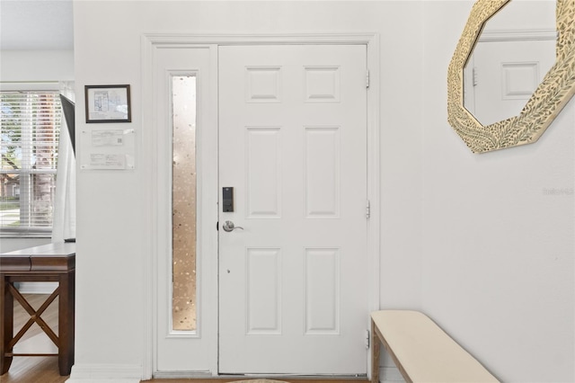 view of entrance foyer