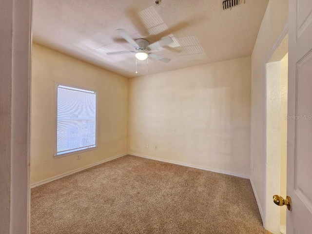 3577 Conroy Rd Unit 331, Orlando, FL 32839 - carpeted spare room featuring ceiling fan, visible vents, and baseboards