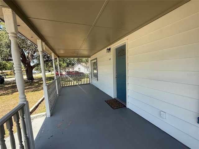 view of patio / terrace featuring a porch