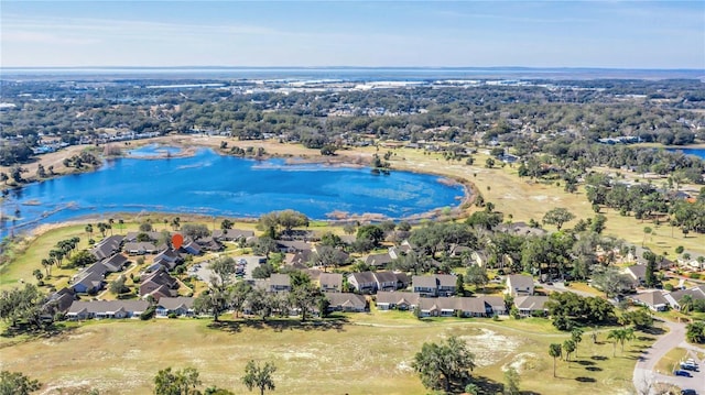 1136 Villa Ln Unit 96, Apopka, FL 32712 - aerial view with a water view, golf course view, and a residential view