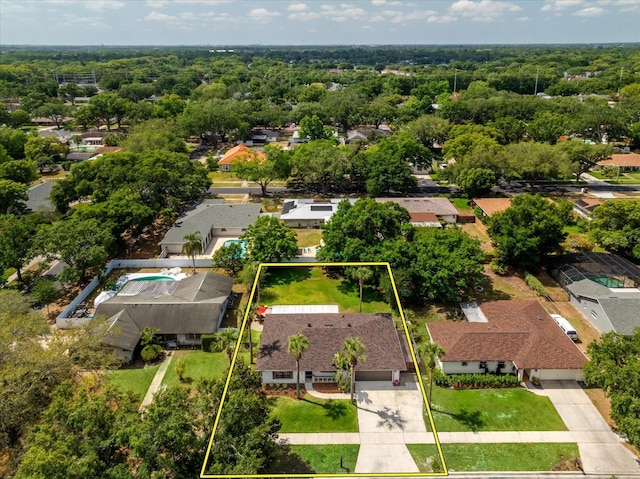 5162 Tellson Pl, Orlando, FL 32812 - aerial view with a residential view