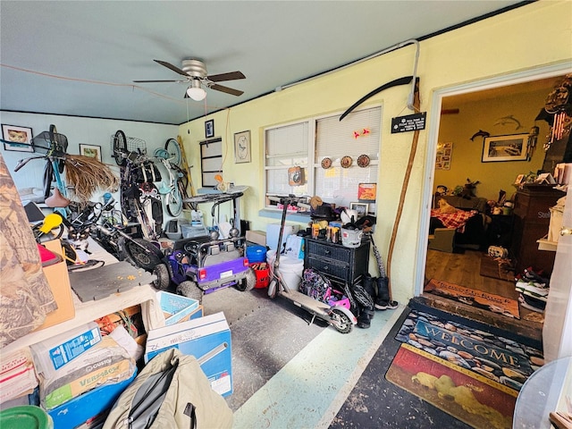 116 Lincoln Ave Unit 116-118, Cape Canaveral, FL 32920 - bedroom featuring a ceiling fan