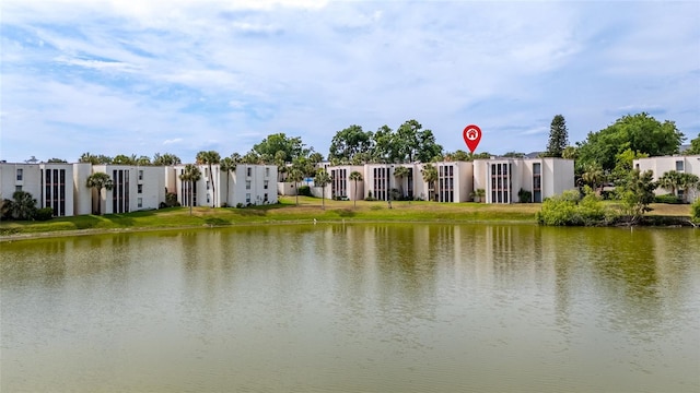 view of water feature