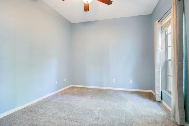 4219 Lillian Hall Ln, Orlando, FL 32812 - unfurnished room featuring baseboards, carpet, and a ceiling fan