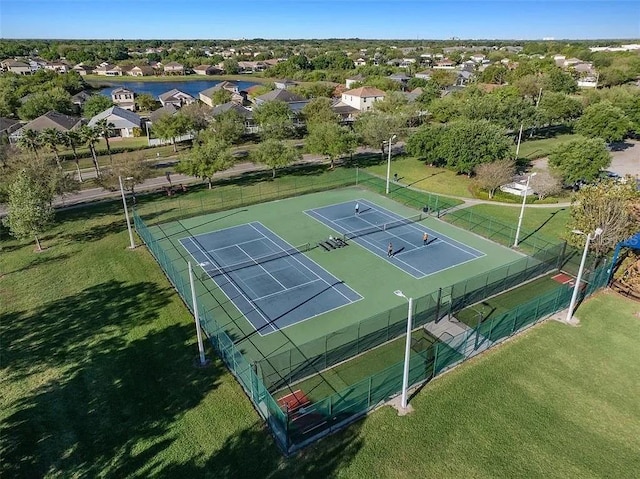 11818 Gilmerton Dr, Riverview, FL 33579 - bird's eye view with a water view and a residential view