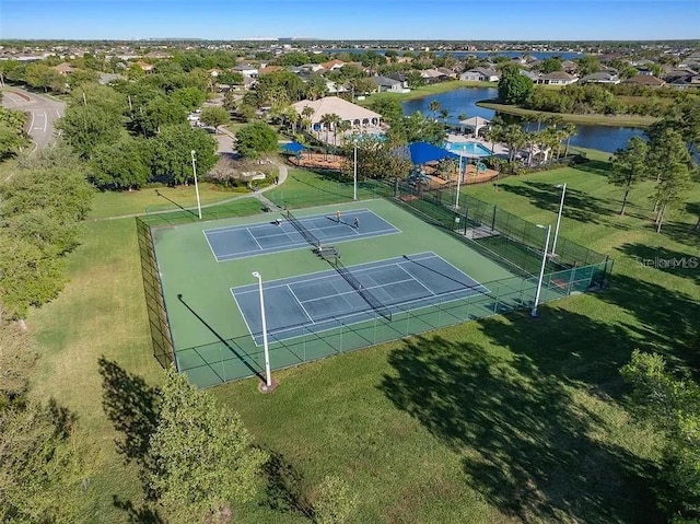 11818 Gilmerton Dr, Riverview, FL 33579 - aerial view with a water view