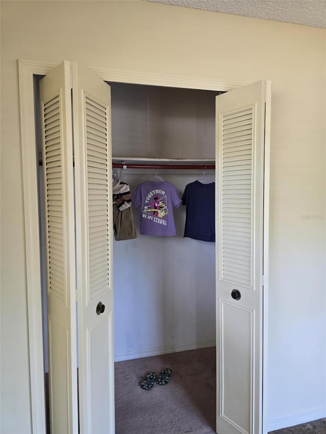 view of closet