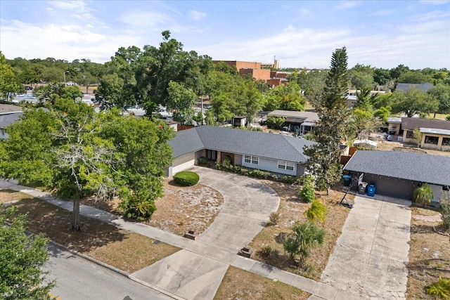 drone / aerial view