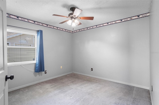3137 Timucua Cir, Orlando, FL 32837 - carpeted spare room featuring ceiling fan and a textured ceiling
