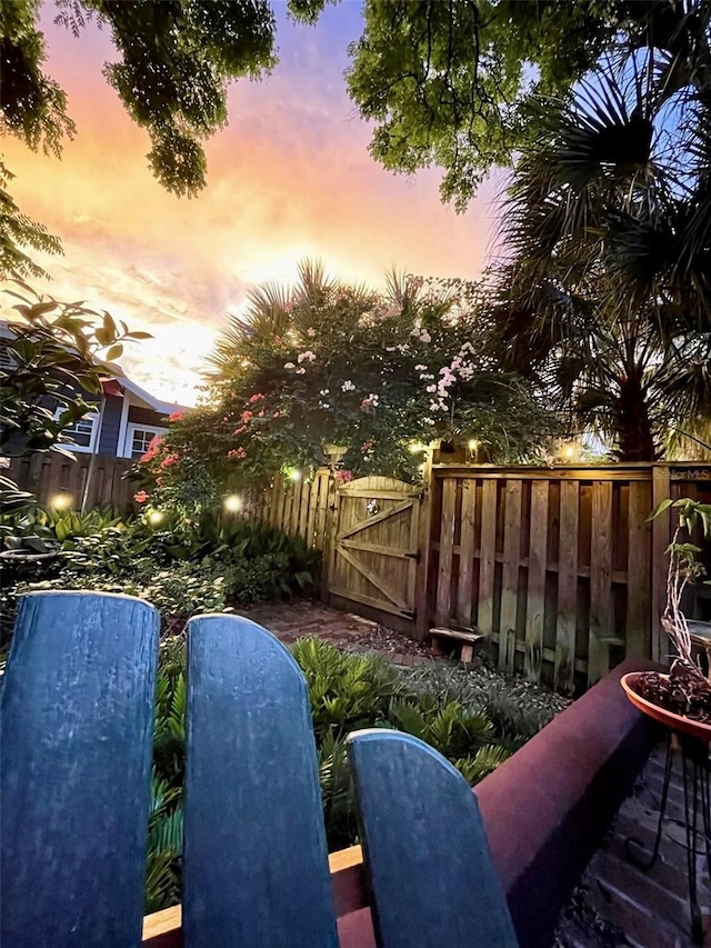 806 E Amelia St, Orlando, FL 32803 - view of yard featuring a gate
