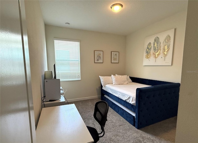 bedroom with carpet floors