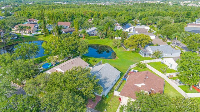 13434 Mallard Cove Blvd, Orlando, FL 32837 - aerial perspective of suburban area featuring a nearby body of water