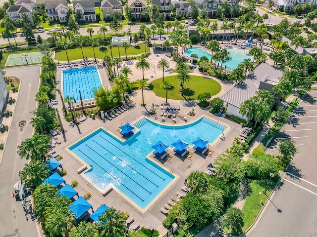 drone / aerial view